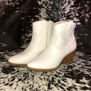 White booties
